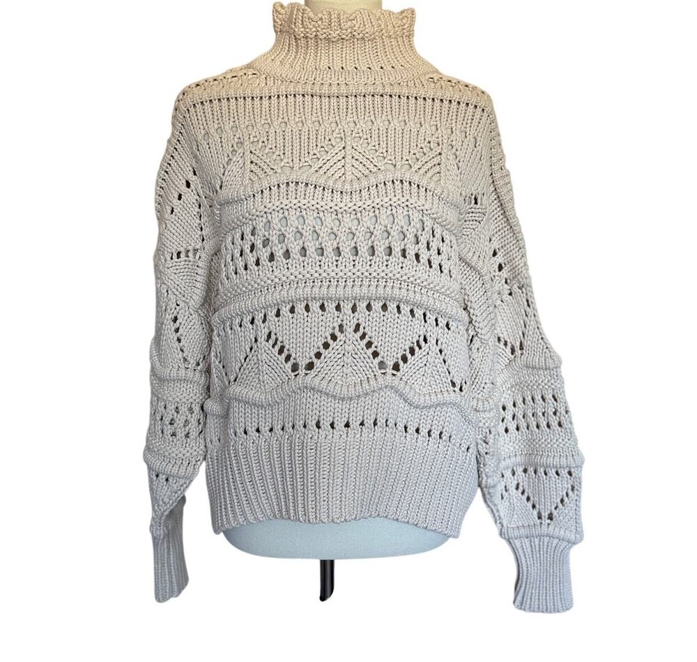 ISABEL MARANT ETOILE Naka Sweater - Ecru - 10/XL